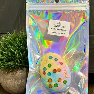 Easter Vanilla Coconut Bath Bomb - Colorful Confetti Egg